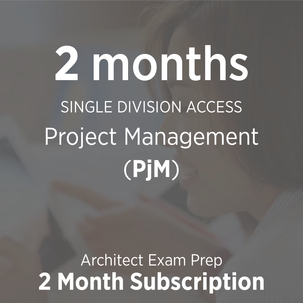 Project Management (PjM) Architect Exam Prep ARE® Prep Courses