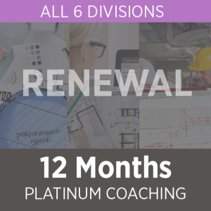 RENEWAL: 12 Months ALL 6 Divisions + Platinum Coaching